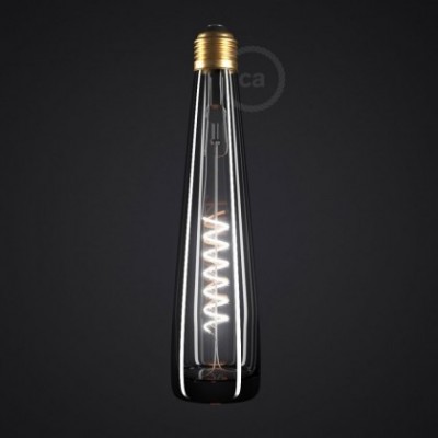 Bombilla LED Flower Negro 8W E27 Regulable 2200K