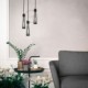 Bombilla LED Flower Negro 8W E27 Regulable 2200K