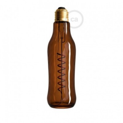 Bombilla LED Beer Marrón 8W E27 Regulable 1800K