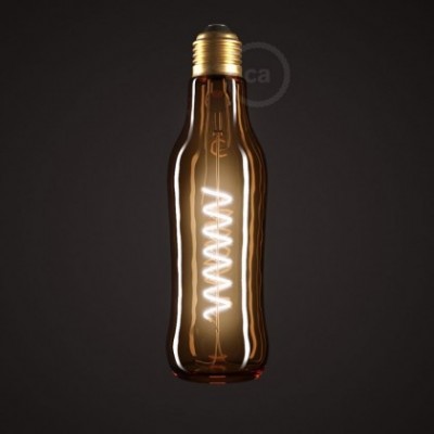 Bombilla LED Beer Marrón 8W E27 Regulable 1800K