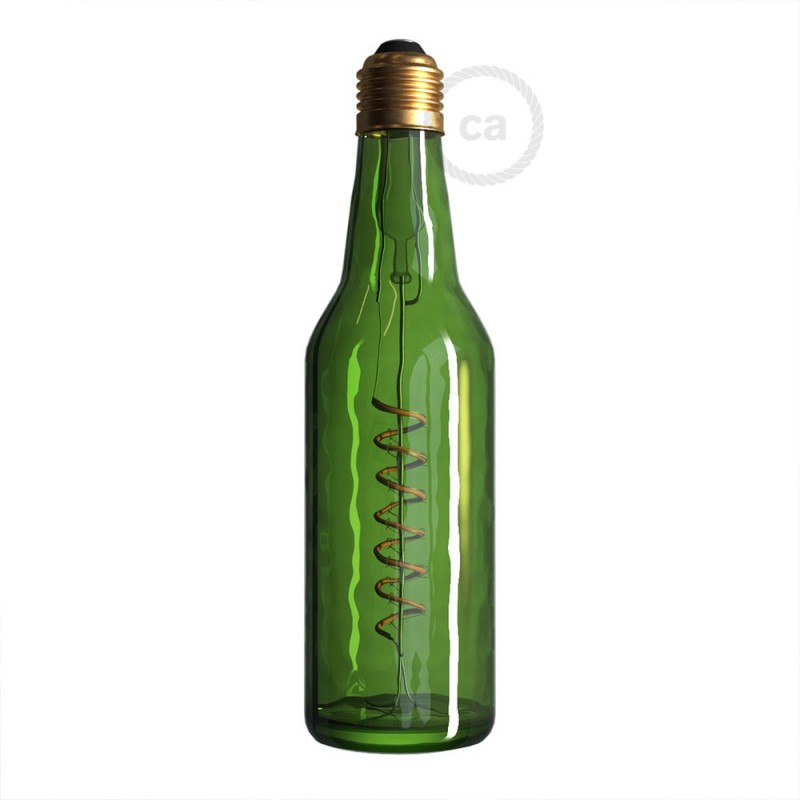 Bombilla LED Beer Verde 8W E27 Regulable 2800K