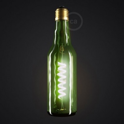 Bombilla LED Beer Verde 8W E27 Regulable 2800K