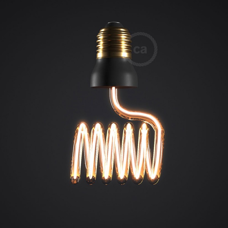 Bombilla LED Art Loop Cross 12W E27 Regulable 2200K