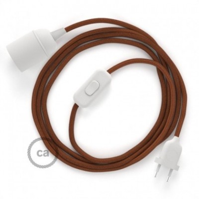 SnakeBis cableado con portalámpara cable textil Ciervo en Algodón RC23