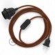 SnakeBis cableado con portalámpara cable textil Ciervo en Algodón RC23