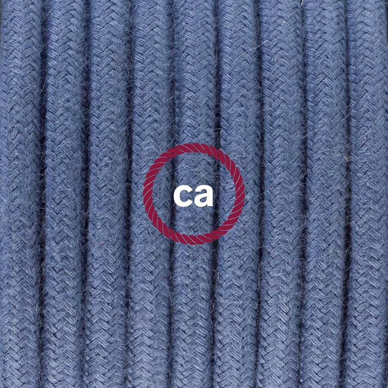 SnakeBis cableado con portalámpara cable textil Gris Piedra en Algodón RC30