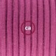 SnakeBis cableado con portalámpara cable textil Rojo Violeta en Algodón RC32