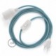 SnakeBis cableado con portalámpara cable textil Oceano en Algodón RC53