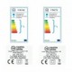 SnakeBis cableado con portalámpara cable textil Oceano en Algodón RC53