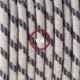 SnakeBis cableado con portalámpara cable textil Stripes Antracita RD54