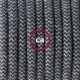 SnakeBis cableado con portalámpara cable textil ZigZag Antracita RD74