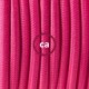 SnakeBis cableado con portalámpara cable textil Fuchsia en tejido Efecto Seda RM08