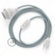 SnakeBis cableado con portalámpara cable textil Stracciatella 3D RT14