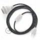 SnakeBis cableado con portalámpara cable textil Estrellas 3D RT41