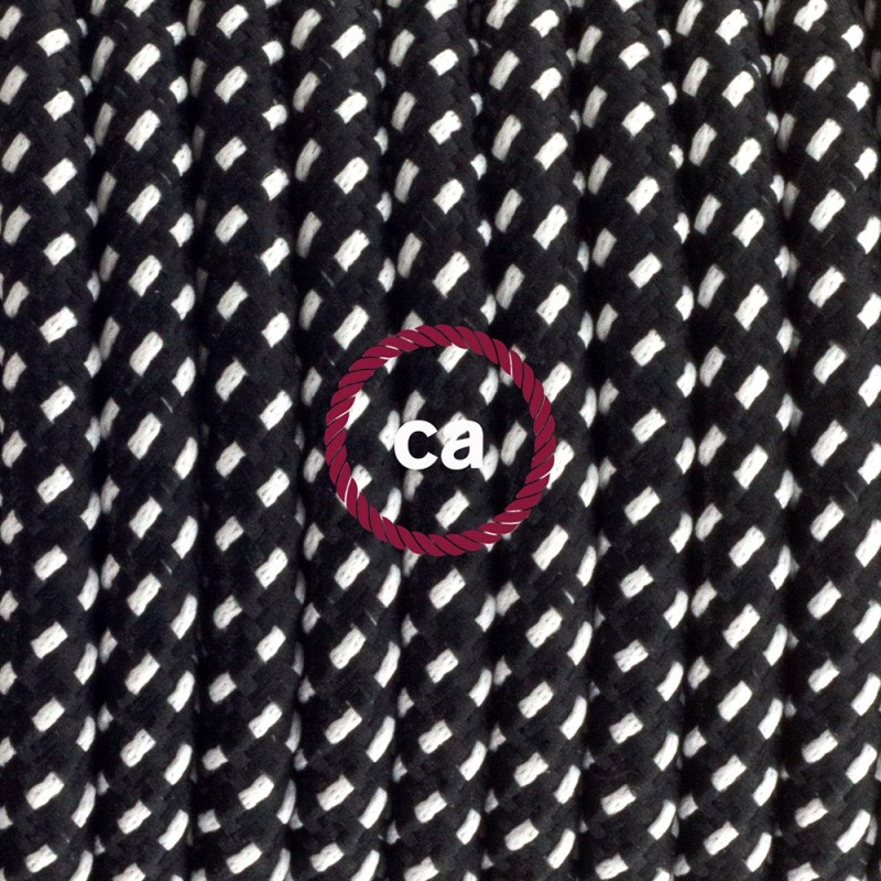 SnakeBis cableado con portalámpara cable textil Estrellas 3D RT41