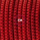 SnakeBis cableado con portalámpara cable textil Red Devil 3D RT94