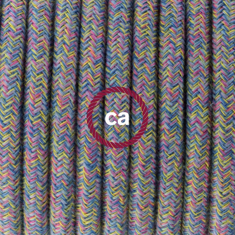 SnakeBis cableado con portalámpara cable textil Lollipop en Algodón RX09