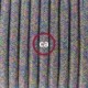 SnakeBis cableado con portalámpara cable textil Lollipop en Algodón RX09