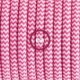 SnakeBis cableado con portalámpara cable textil ZigZag Fuchsia RZ08
