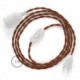 SnakeBis cableado con portalámpara cable textil Ciervo en Algodón TC23
