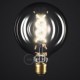 Bombilla Smoky LED Globo G125 Filamento Curvado Espiral 5W E27 Regulable 2000K
