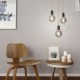 Bombilla Smoky LED Globo G125 Filamento Curvado Espiral 5W E27 Regulable 2000K