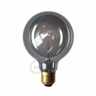 Bombilla Smoky LED Globo G95 Filamento Curvado Doble Loop 5W E27 Regulable 2000K
