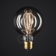 Bombilla Smoky LED Globo G95 Filamento Curvado Doble Loop 5W E27 Regulable 2000K
