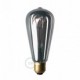 Bombilla Smoky LED Edison ST64 Filamento Curvado Doble Loop 5W E27 Regulable 2000K