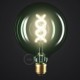 Bombilla Esmeralda LED Globo G125 Filamento Curvado Espiral 5W E27 Regulable 2200K