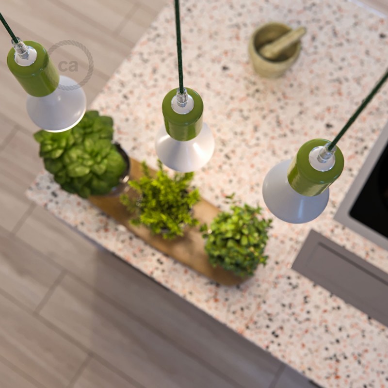 Bombilla LED Crecimiento Plantas Verde 12W E27