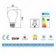 Bombilla filamento Led Standard 6.5W E27 Clara
