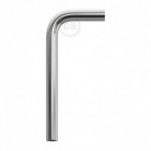 Tubo curvo de extensión 14 cm en metal cromado