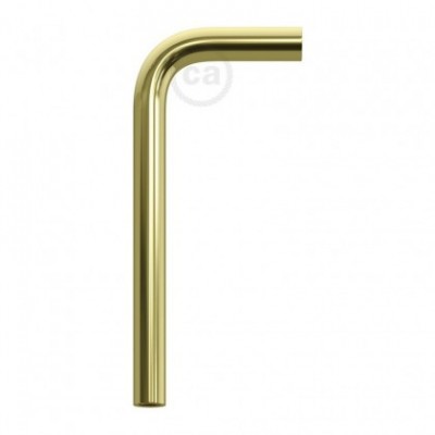 Tubo curvo de extensión 14 cm en metal latón