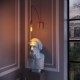Archet(To), soporte de pared transparente para lámparas colgantes