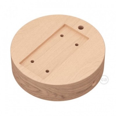 Base redonda para Archet(To) en madera natural