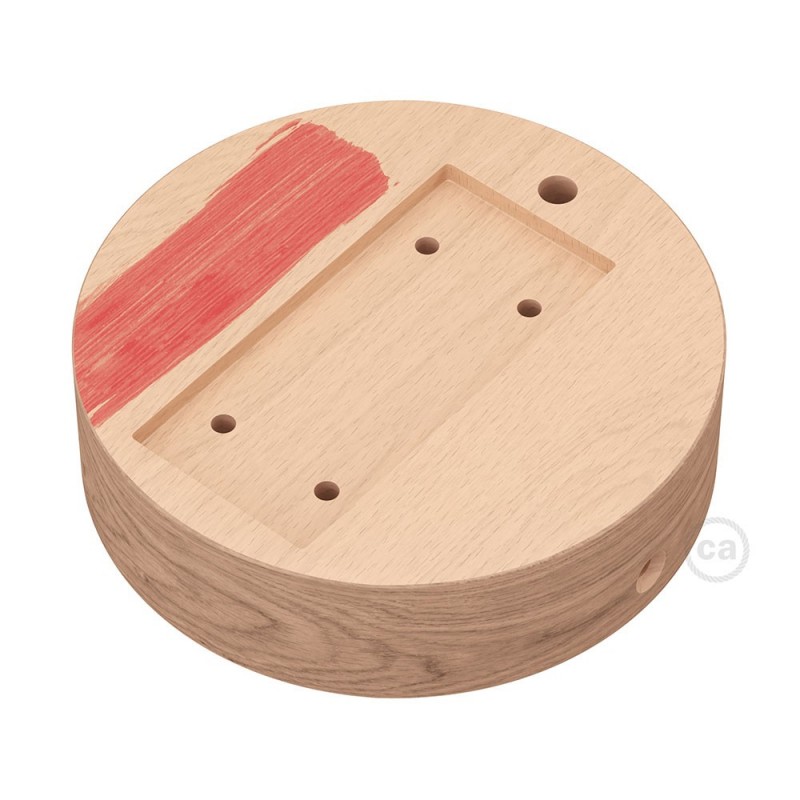 Base redonda para Archet(To) en madera natural