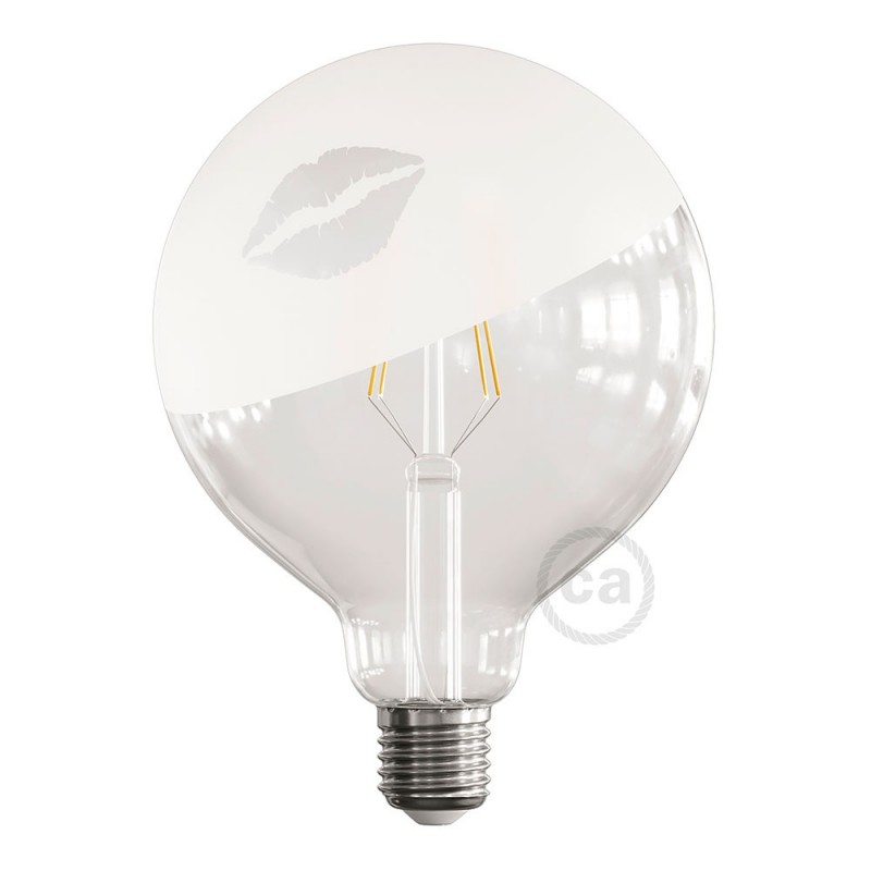 Bombilla LED Globo G125 Filamento Corto Linea Tattoo Lamp® Modelo Kiss 4W E27 2700K