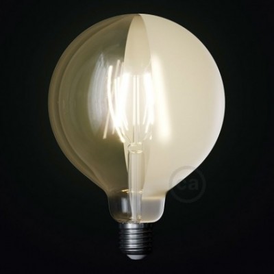 Bombilla LED Globo G125 Filamento Corto Linea Tattoo Lamp® Modelo Half 4W E27 2700K