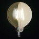 Bombilla LED Globo G125 Filamento Corto Linea Tattoo Lamp® Modelo Half 4W E27 2700K
