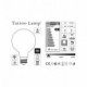 Bombilla LED Globo G125 Filamento Corto Linea Tattoo Lamp® Modelo Half 4W E27 2700K
