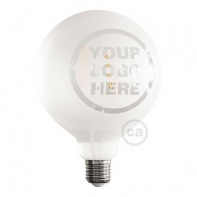 Bombilla LED Globo G125 Filamento Corto Linea Tattoo Lamp® Custom Design 4W E27 2700K