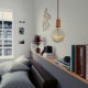 Bombilla Globo G125 LED Dorada para suspensiones - Filamento letra "Love" - 5W E27 Decorativa Vintage 2000K