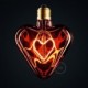 Bombilla LED Corazón Rojo 5W E27 Decorativa 2000K Dimmable