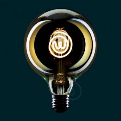 Bombilla LED Globo G125 Masterchef filamento Logo 4W E27 Regulable 2000K