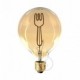 Bombilla LED Globo G125 Masterchef filamento Tenedor 4W E27 Regulable 2000K