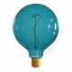 Bombilla LED Globo G125 Serie Pastel, Ocean Blue, filamento laminado 4W E27 Regulable 2200K