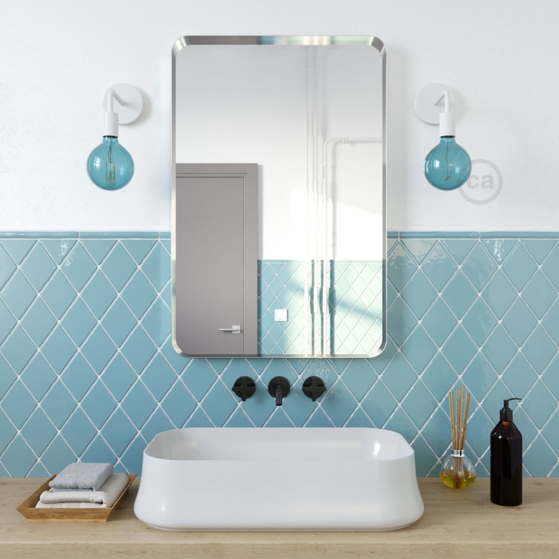 Bombilla LED Globo G125 Serie Pastel, Ocean Blue, filamento laminado 4W E27 Regulable 2200K
