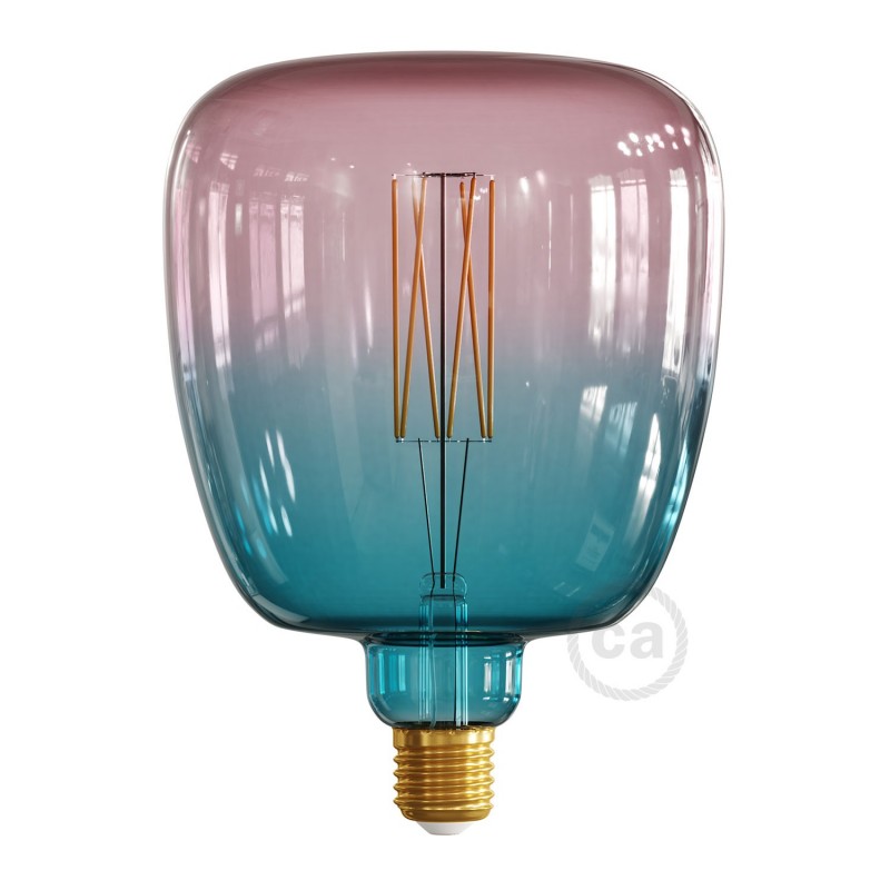 Bombilla LED XXL Bona Serie Pastel, Dream, filamento recto 4W E27 Regulable 2200K