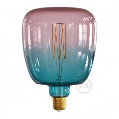 Bombilla LED XXL Bona Serie Pastel, Dream, filamento recto 4W E27 Regulable 2200K